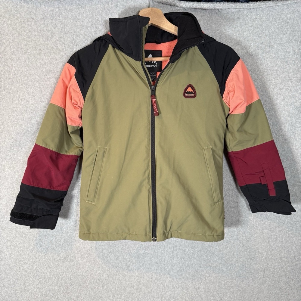 Burton Hart Snowboard Jacket Girls XS Dryride Ski Hooded